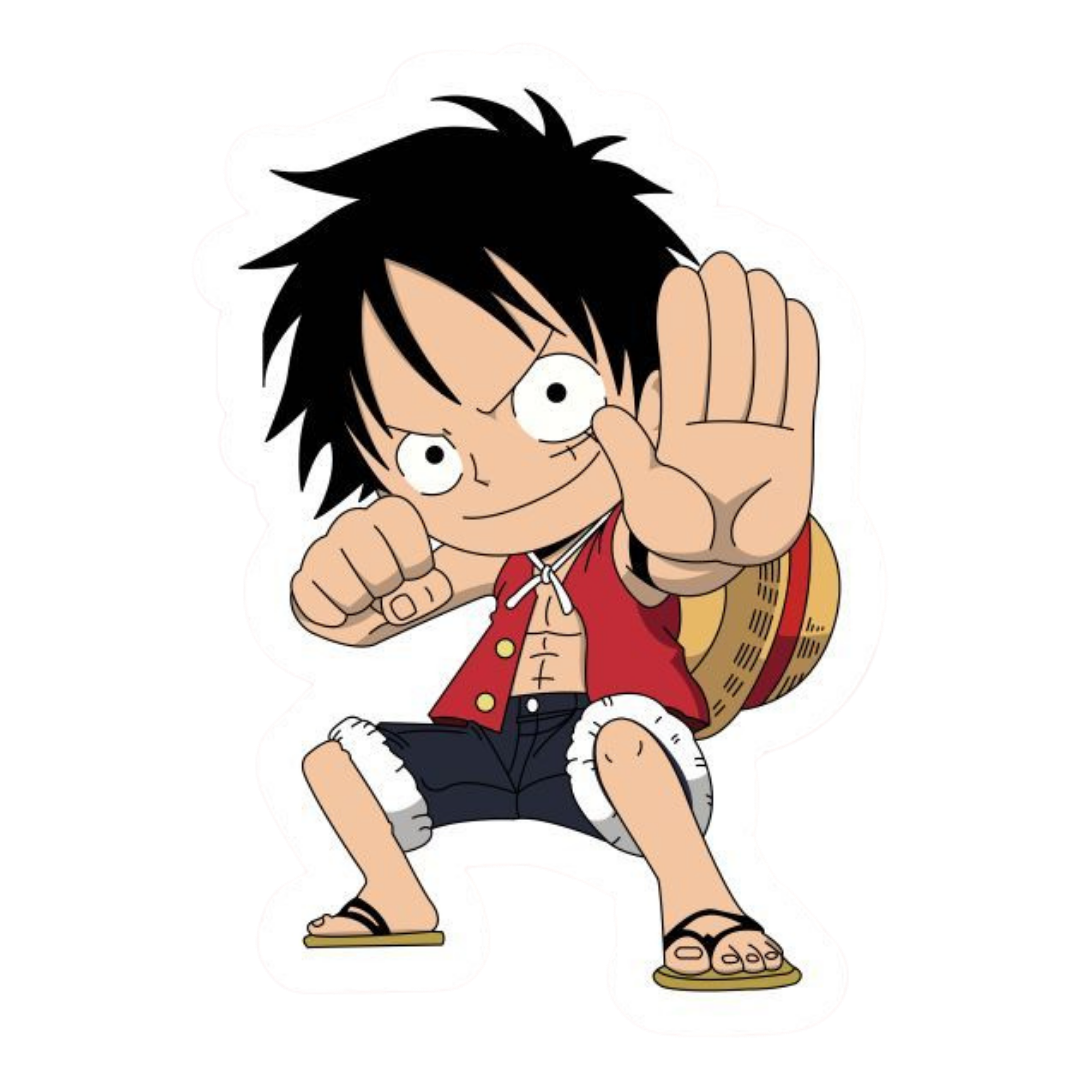 Monkey D Luffy One Piece Sticker 4 | Straw Hat Pirate Premium Sticker