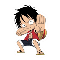 Monkey D Luffy One Piece Sticker 4 | Straw Hat Pirate Premium Sticker