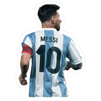 Messi 14 | Leo Messi Premium Football Sticker | Legendary Footballer