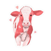 Cow 4 | Cow Premium Sticker | Animal Stickers