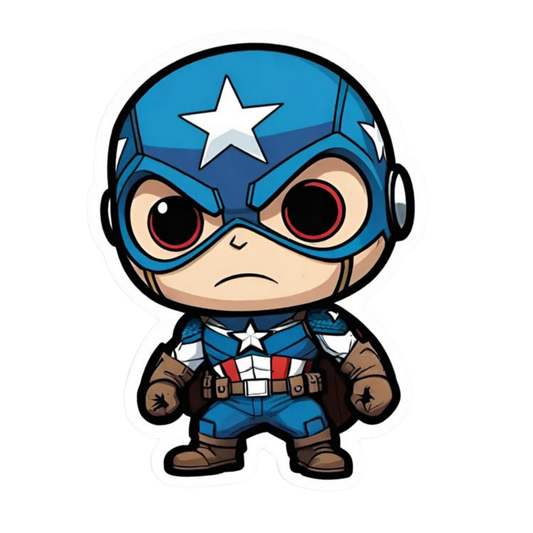 Captain America Premium Sticker 14 | Marvel Movie  – StickerBD