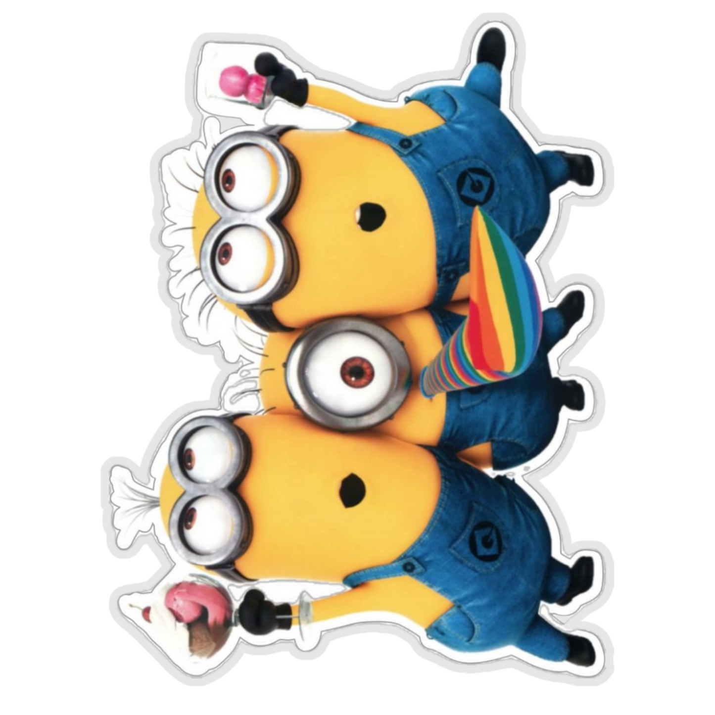 Minions | Cute Cartoon Sticker 3 | StickerBD