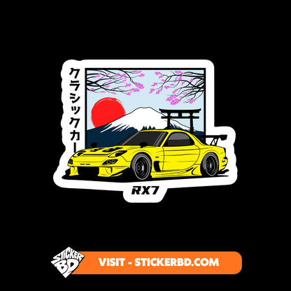 Mid Night JDM Car Sticker Bundle