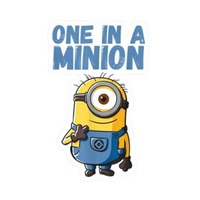 Minions | Cute Cartoon Sticker 49 | StickerBD