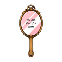 Pink Sticker 50 | Women Pink Barbie Lady | Aesthetic Girl Power Premium Sticker