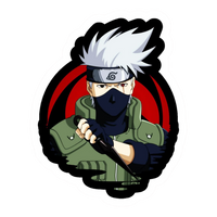 Kakashi Naruto Anime Sticker