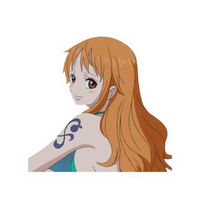 Nami One Piece Sticker | Anime Navigator Premium Sticker