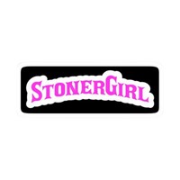 Stoner Girl Hemp Sticker | StickerBD