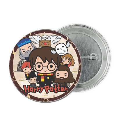 Harry Potter Group Tinplate Badge