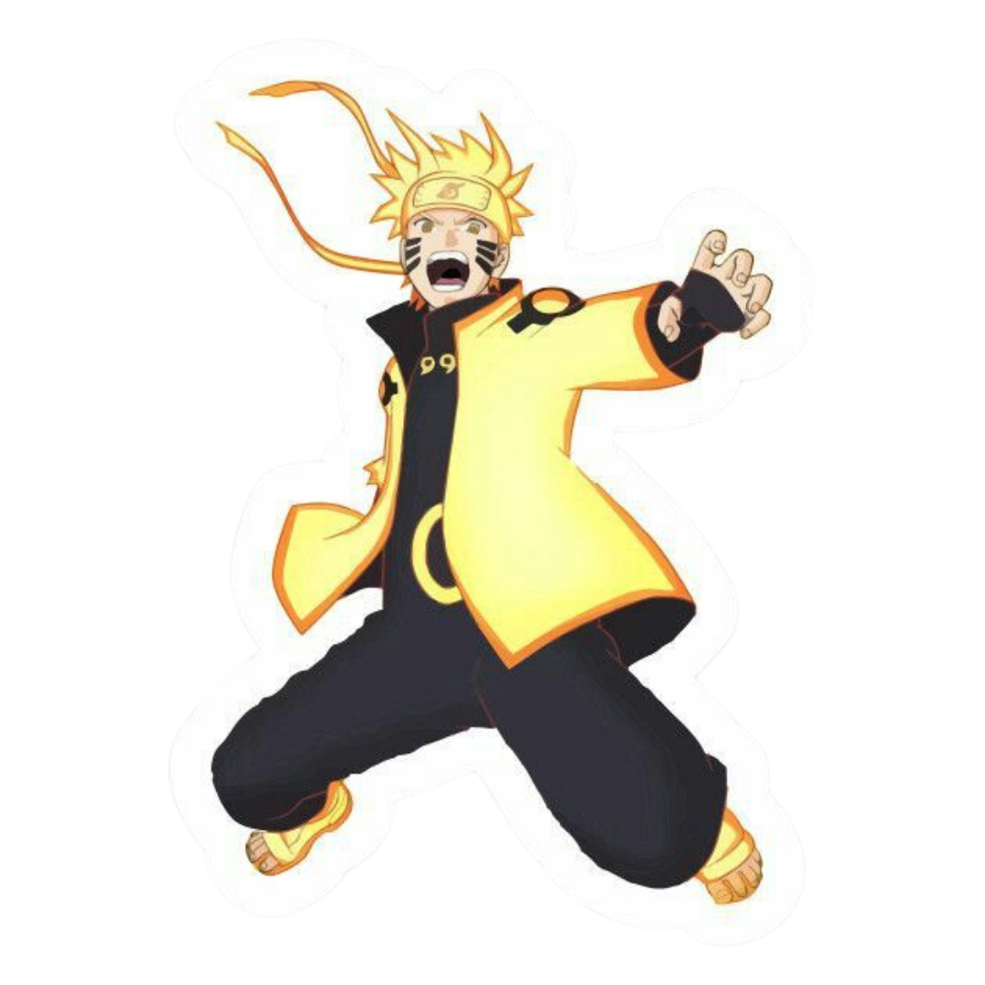 Naruto Kyubbi Mode Naruto Anime Sticker