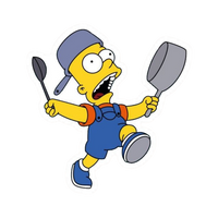 Funny Simpson | The Simpsons Premium Sticker | TV Series