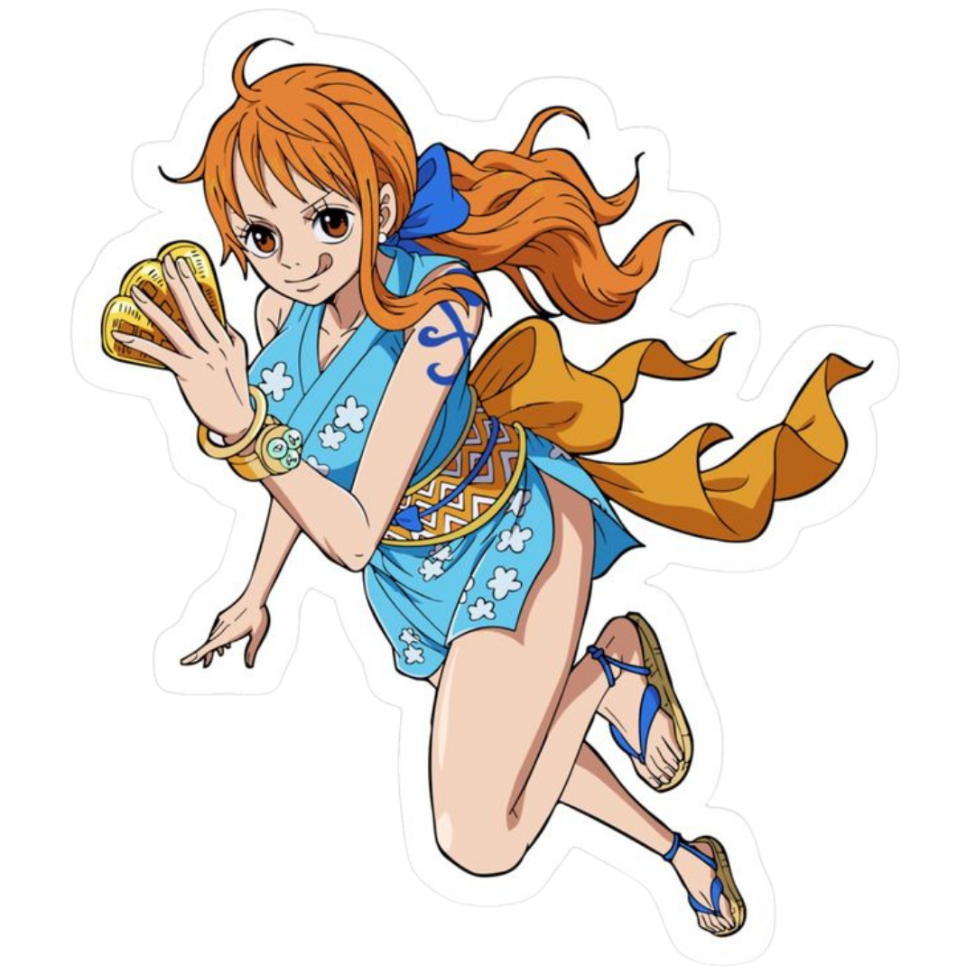 Nami One Piece Sticker 3 | Anime Navigator Premium Sticker