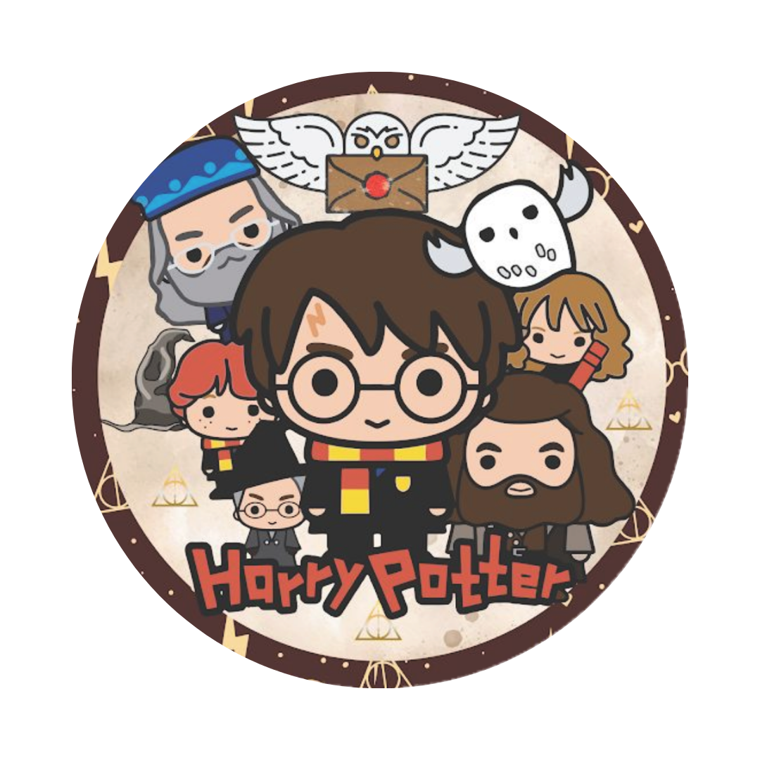 Harry Potter Group Tinplate Badge