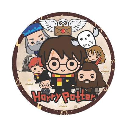Harry Potter Group Tinplate Badge