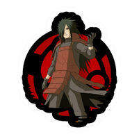 Madara Uchiha Naruto Sticker 2 | Legendary Uchiha Premium Sticker