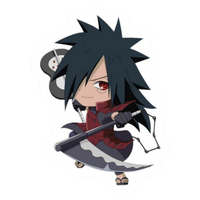 Madara Uchiha Naruto Sticker 3 | Legendary Uchiha Premium Sticker