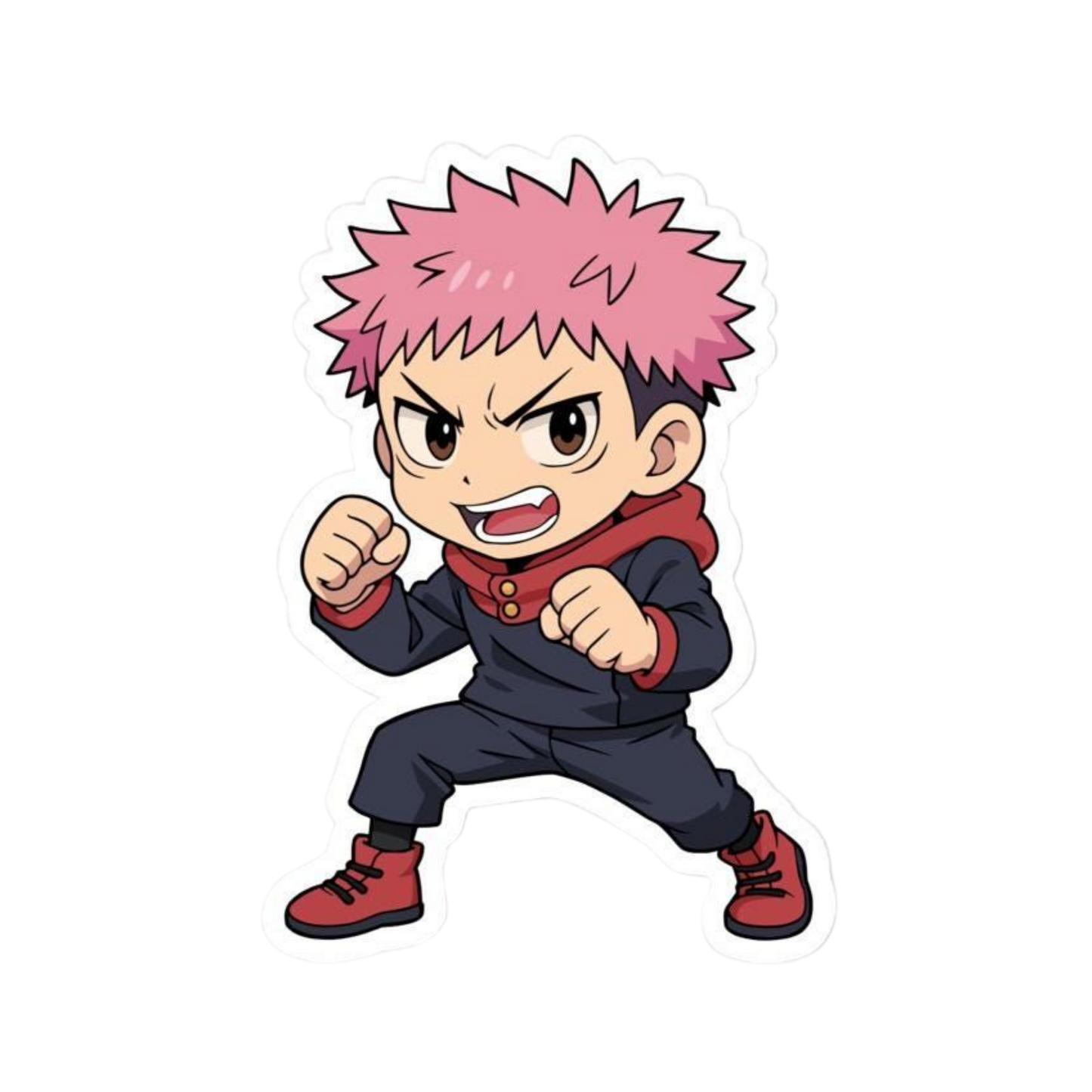 Itadori Yuji Jujutsu Kaisen Anime Sticker #30 | StickerBD
