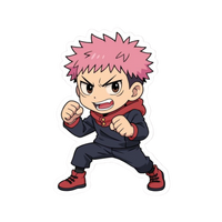 Itadori Yuji Jujutsu Kaisen Anime Sticker #30 | StickerBD
