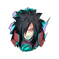 Madara Uchiha Naruto Sticker 5 | Legendary Uchiha Premium Sticker