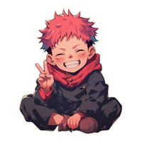 Itadori Yuji Jujutsu Kaisen Anime Sticker #32 | StickerBD