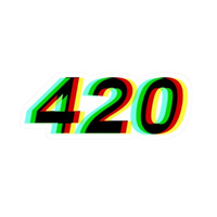 420 Trippy Hemp Sticker | StickerBD