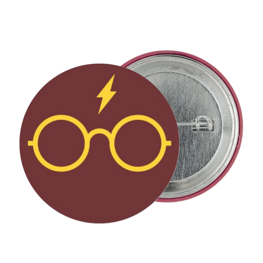 Harry Potter Glass Tinplate Badge