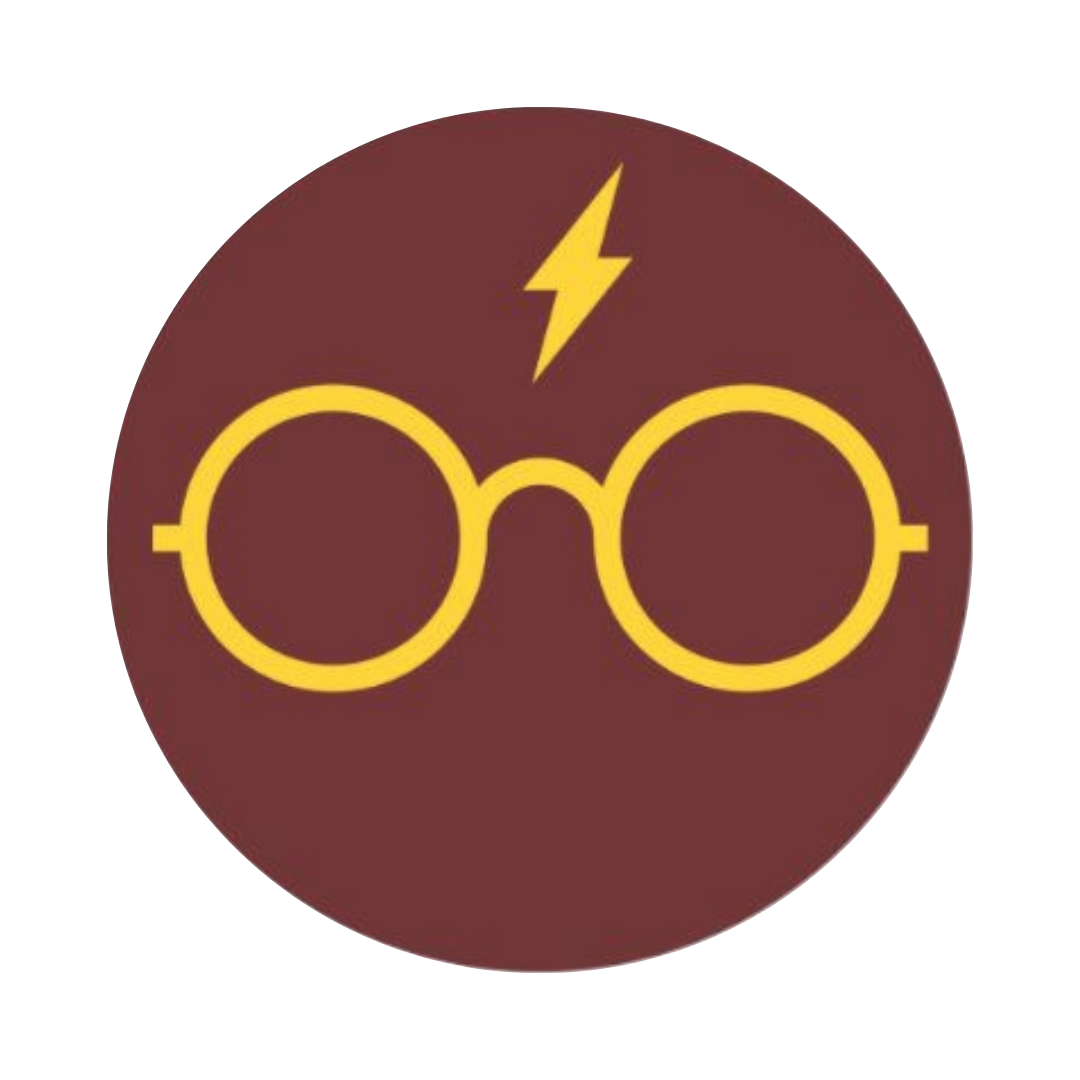 Harry Potter Glass Tinplate Badge