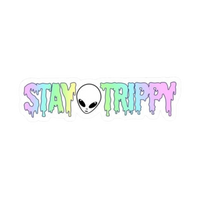 Stay Trippy Hemp Sticker | StickerBD