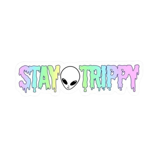 Stay Trippy Hemp Sticker | StickerBD