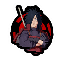 Madara Uchiha Naruto Sticker 9 | Legendary Uchiha Premium Sticker