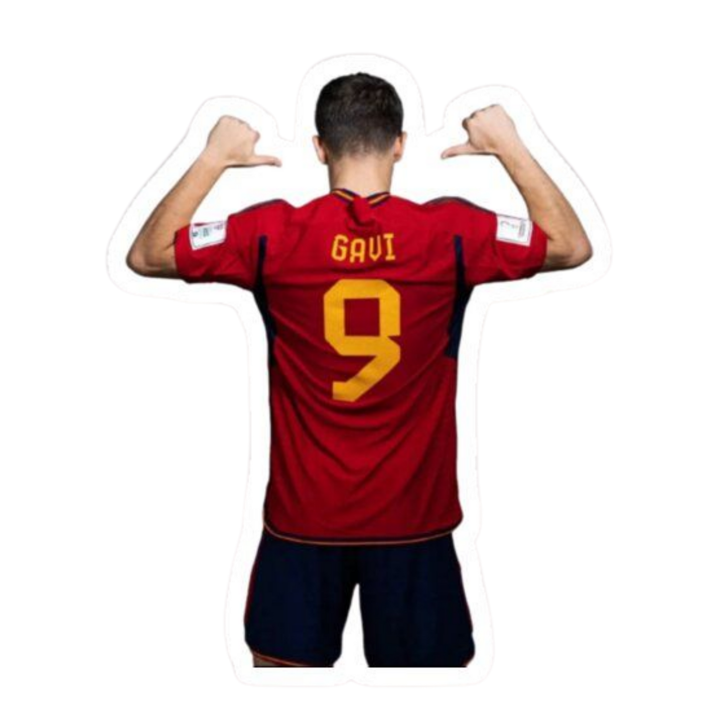 FC Spain 5 | Spain Football Sticker | Football Team