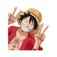 Monkey D Luffy One Piece Sticker 5 | Straw Hat Pirate Premium Sticker