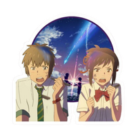 Your Name Anime Sticker 5 | Mitsuha & Taki Premium sticker
