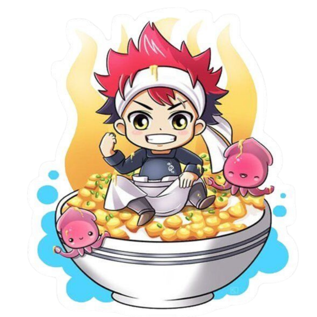 Yukihira Soma Food Wars Sticker Bundle