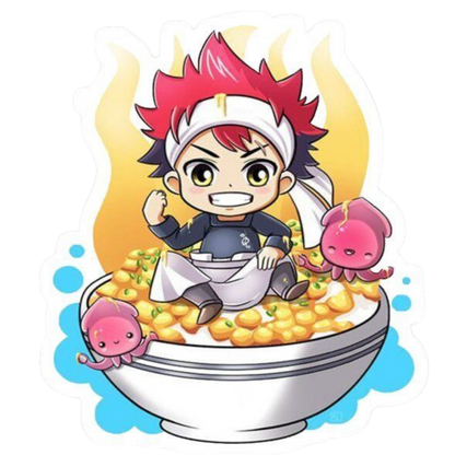 Yukihira Soma Food Wars Sticker Bundle
