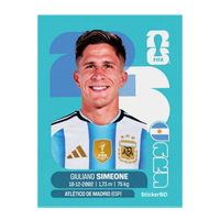 Nico Gonzalez | Argentina Player Card Sticker | StickerBD