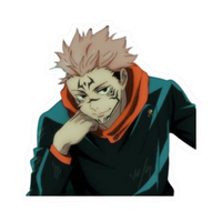 Itadori Yuji Jujutsu Kaisen Anime Sticker #36 | StickerBD