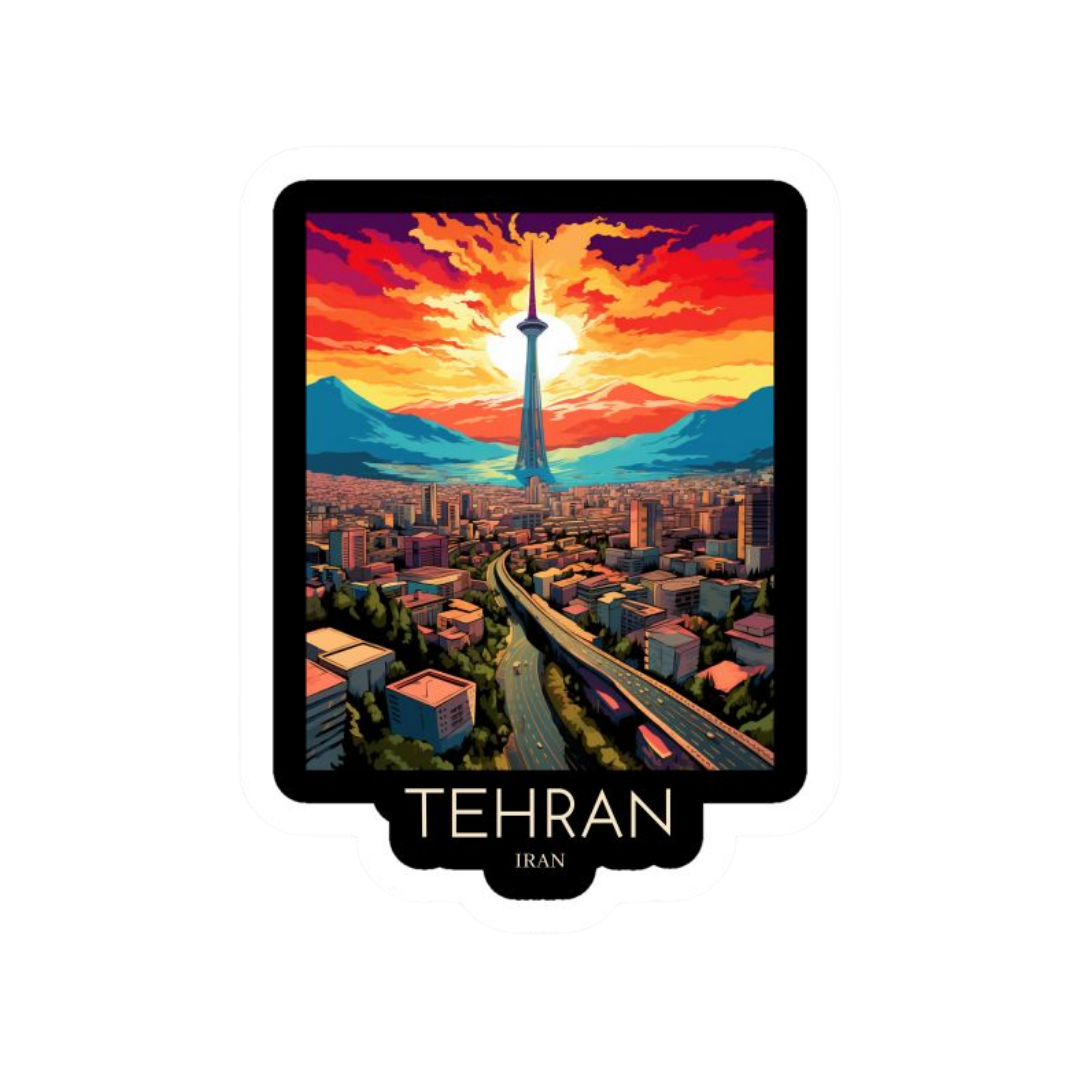 Iran 10 | Country Premium Sticker | Country, Flag & Travel Sticker