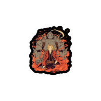 Elric Brothers Fullmetal Alchemist Anime Sticker
