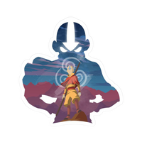 Poster of Aang | The Last Airbender Premium Sticker | TV Series