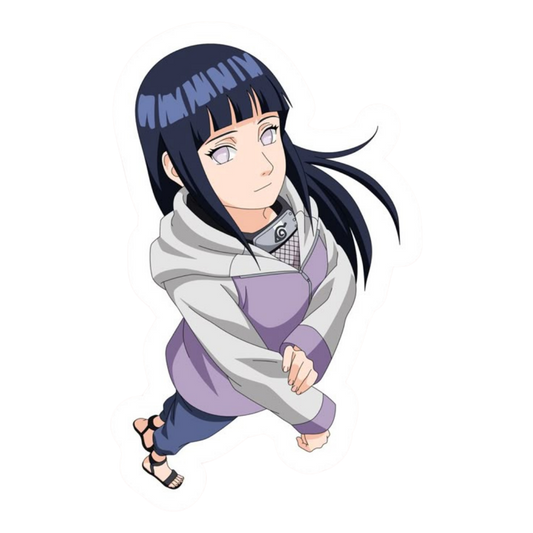Hinata Hyuga Naruto Sticker | Byakugan Princess Anime Premium Sticker