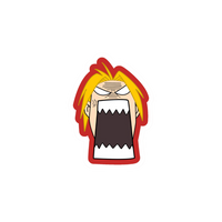 Angry Fullmetal Alchemist Anime Sticker