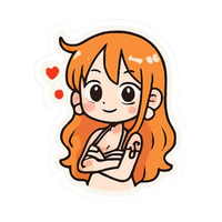 Nami One Piece Sticker 14 | Anime Navigator Premium Sticker