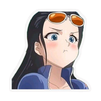 Nico Robin One Piece Sticker | Anime Premium Sticker