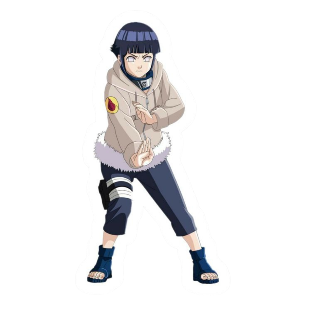 Hinata Hyuga Naruto Sticker 4 | Byakugan Princess Anime Premium Sticker