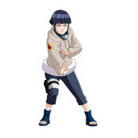 Hinata Hyuga Naruto Sticker 4 | Byakugan Princess Anime Premium Sticker