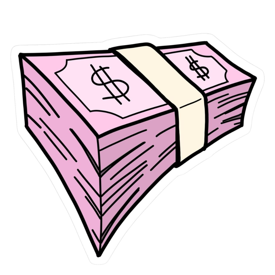 Pink Sticker 66 | Women Pink Barbie Lady | Aesthetic Girl Power Premium Sticker