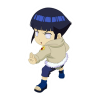 Hinata Hyuga Naruto Sticker 5 | Byakugan Princess Anime Premium Sticker
