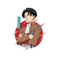 Levi Attack on Titan Anime Sticker