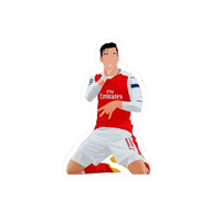Ozil Comic | Arsenal Premium Sticker | Football Club